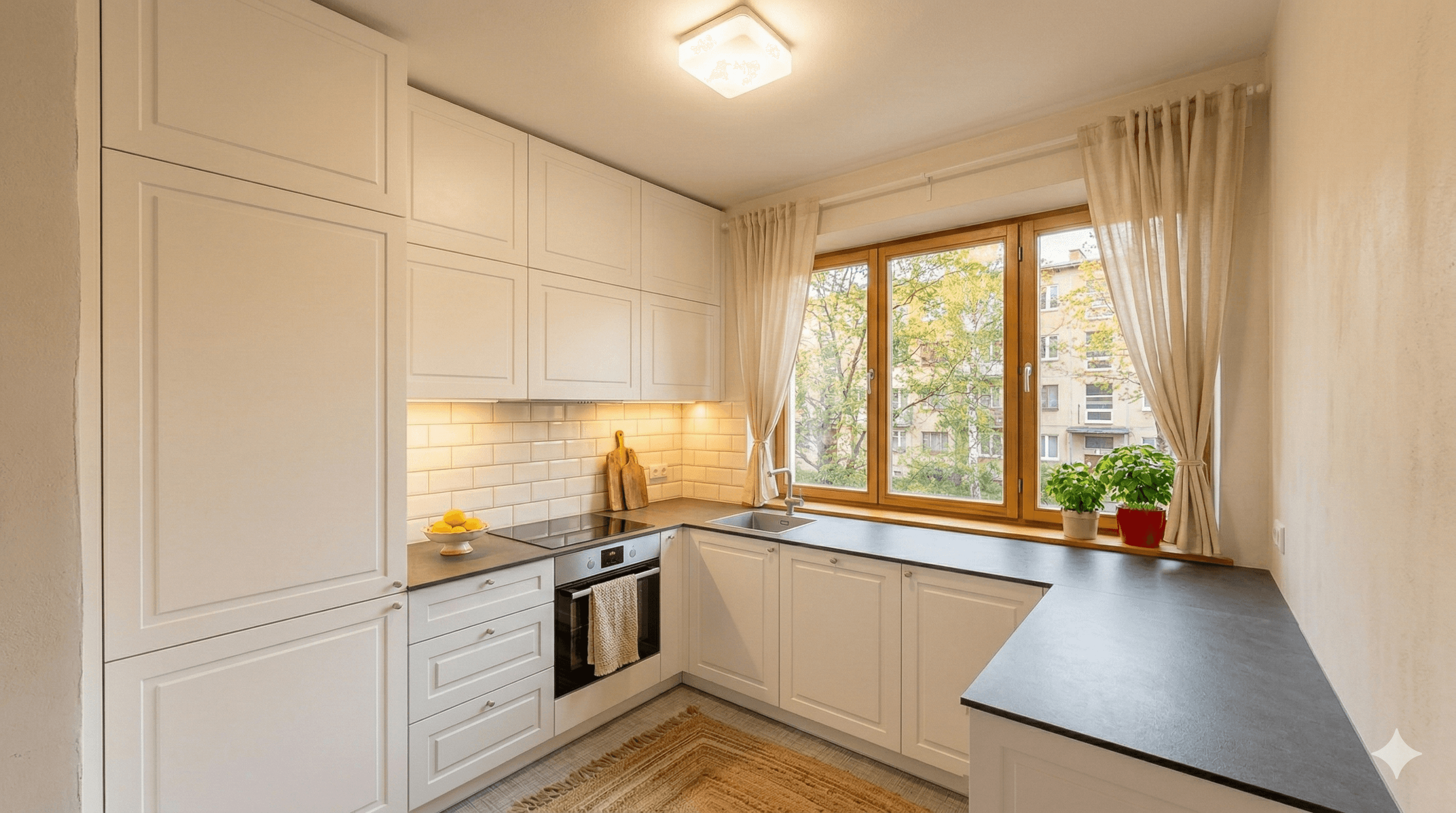 Klasiskā iebūvējama virtuve Akrils 103 serija Daugavpils